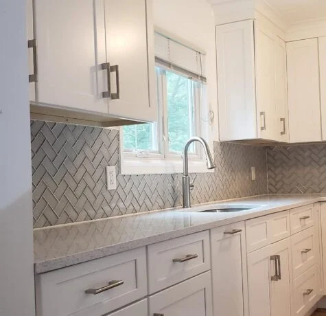 Modern White Kitchen - Kitchens project by Foreverbuilt Kitchens & Baths in New Jersey