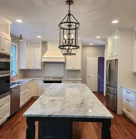 Elegant White Kitchen - Kitchens project by Foreverbuilt Kitchens & Baths in New Jersey