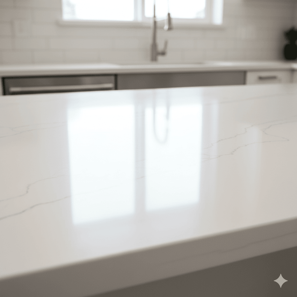 Calacatta Gold by Cosentino - Timeless marble-look quartz with golden veins. Stain-resista